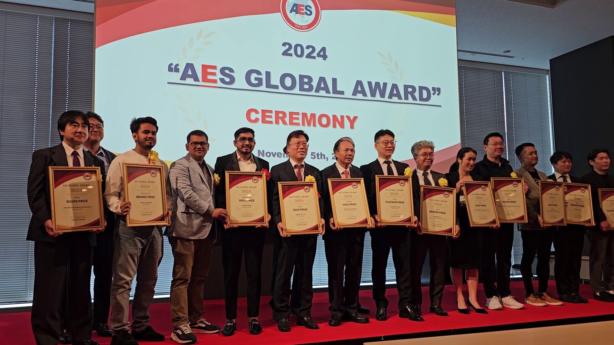 2024 AES GLOBAL AWARD CEREMONY